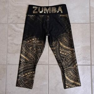 ZUMBA Fitness Spicy small workout leggings, barely worn!